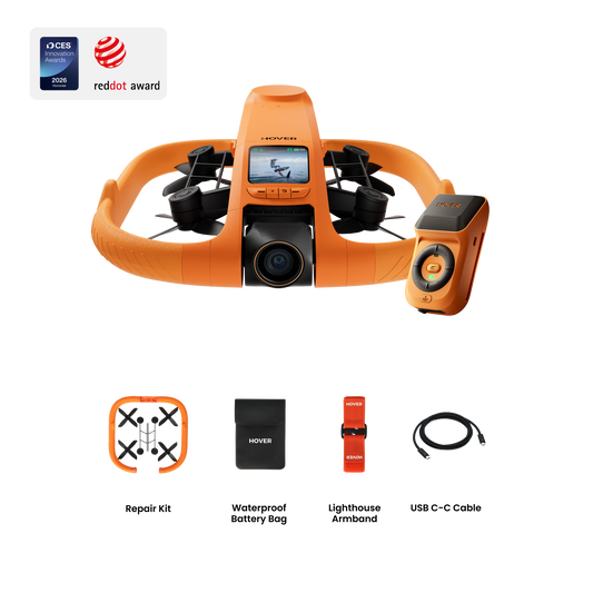 HOVERAir AQUA: 최초의 방수 셀프 비행 카메라
