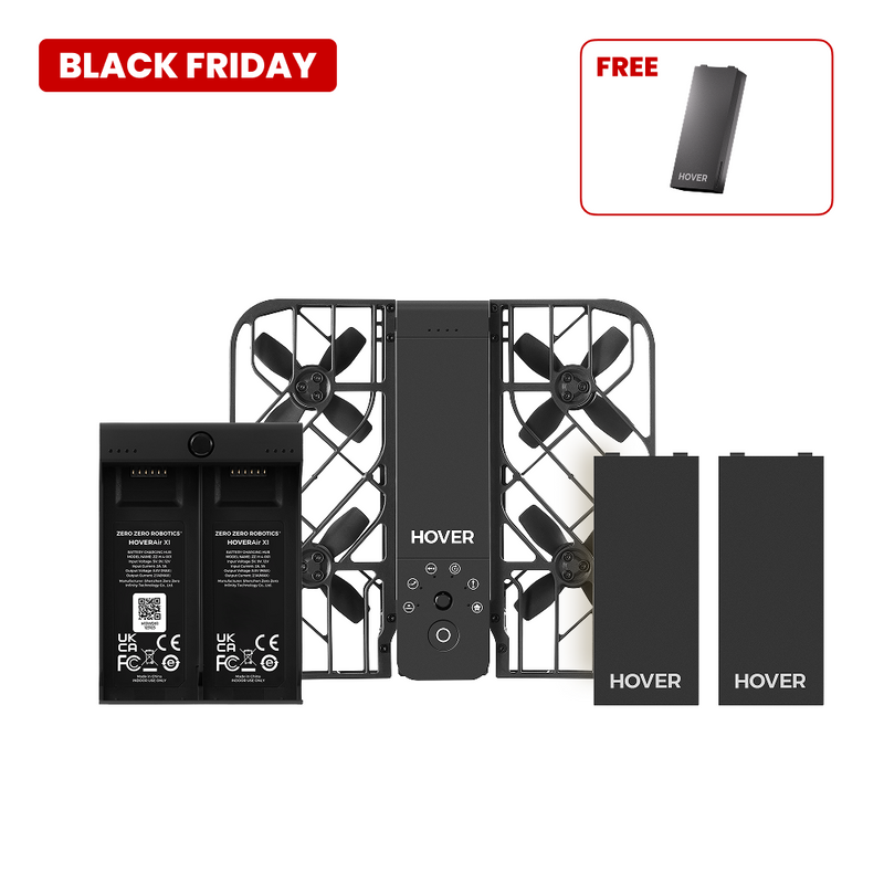 HoverAir X1 Smart （黒） HOVERAir X1 Pocket-Sized Self-Flying Camera Drone Global Store