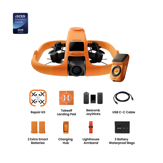 HOVERAir AQUA: 최초의 방수 셀프 비행 카메라